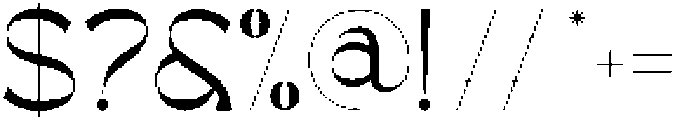 Corcela Regular otf (400) Font OTHER CHARS
