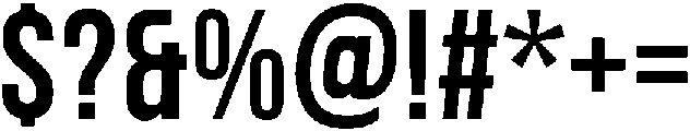 Cord Regular otf (400) Font OTHER CHARS