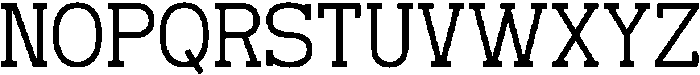 Corden Narator otf (400) Font UPPERCASE