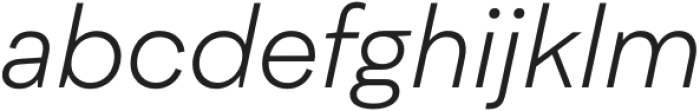 Cordillera ExtraLight It otf (200) Font LOWERCASE