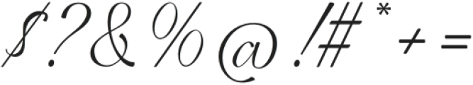 Cordyline Regular otf (400) Font OTHER CHARS