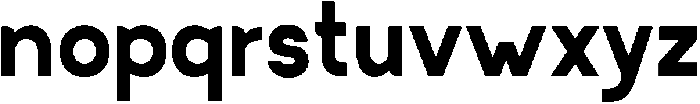 Core Motion Regular otf (400) Font LOWERCASE
