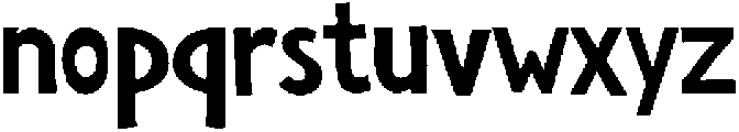 Core Panic Regular otf (400) Font LOWERCASE