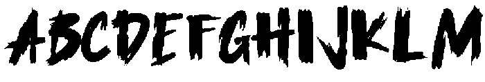 CorestBrush otf (400) Font UPPERCASE
