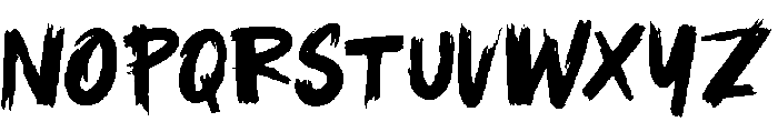 CorestBrush otf (400) Font UPPERCASE