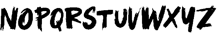 CorestBrush otf (400) Font LOWERCASE