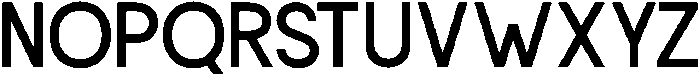 Coreto Regular otf (400) Font UPPERCASE