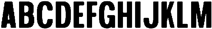 Corge Regular otf (400) Font UPPERCASE
