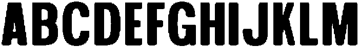 Corge Regular1 otf (400) Font UPPERCASE