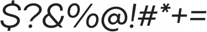 Corinia Geometric Italic otf (400) Font OTHER CHARS