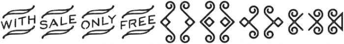 Corinth Ornaments otf (400) Font LOWERCASE
