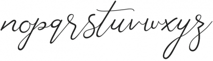 Corlita Script otf (400) Font LOWERCASE