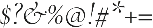 Cormorant Light Italic ttf (300) Font OTHER CHARS