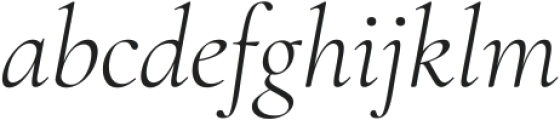 Cormorant Light Italic ttf (300) Font LOWERCASE