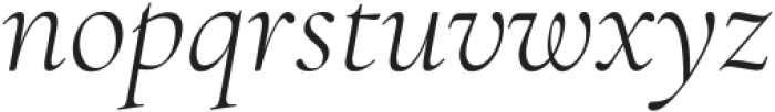 Cormorant Light Italic ttf (300) Font LOWERCASE