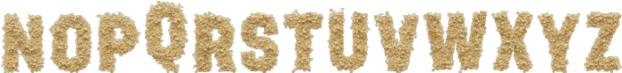 Corn Flakes 3D Regular otf (400) Font LOWERCASE