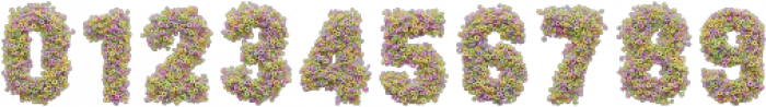 Corn Fruit Loops 3D Regular otf (400) Font OTHER CHARS