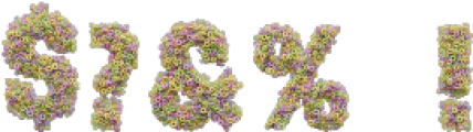 Corn Fruit Loops 3D Regular otf (400) Font OTHER CHARS