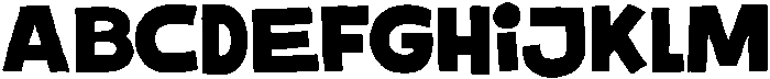 Corn Side Regular otf (400) Font UPPERCASE