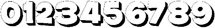Corn Side Shadow otf (400) Font OTHER CHARS