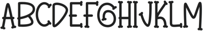 Corndug Bone Regular otf (400) Font UPPERCASE
