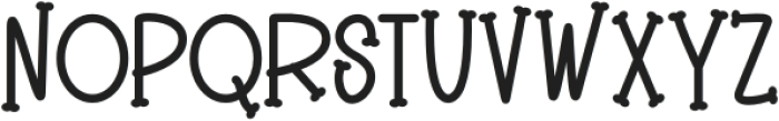 Corndug Bone Regular otf (400) Font UPPERCASE