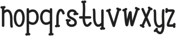 Corndug Bone Regular otf (400) Font LOWERCASE