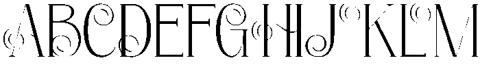 Cornelius otf (400) Font UPPERCASE