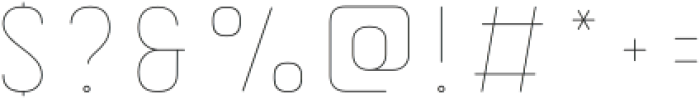 Corner Deli Tx1 otf (400) Font OTHER CHARS
