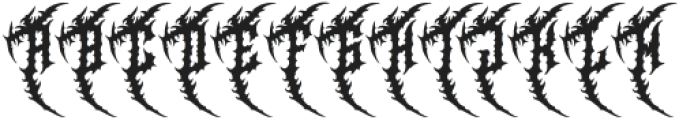 Cornes | Black Metal Regular otf (900) Font UPPERCASE