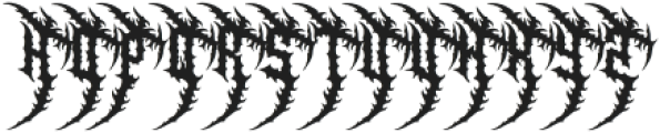 Cornes | Black Metal Regular otf (900) Font LOWERCASE