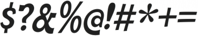 Cornpile Bold Italic otf (700) Font OTHER CHARS
