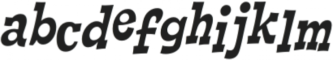Cornpile Bold Italic otf (700) Font LOWERCASE