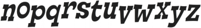 Cornpile Bold Italic otf (700) Font LOWERCASE