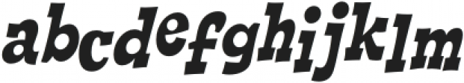 Cornpile ExtraBold Italic otf (700) Font LOWERCASE