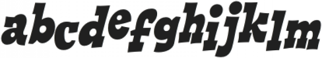 Cornpile Heavy Italic otf (800) Font LOWERCASE