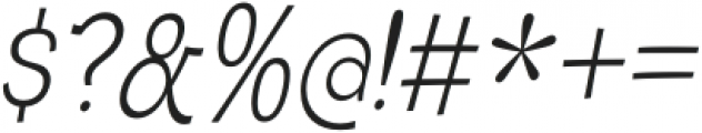 Cornpile Light Italic otf (300) Font OTHER CHARS
