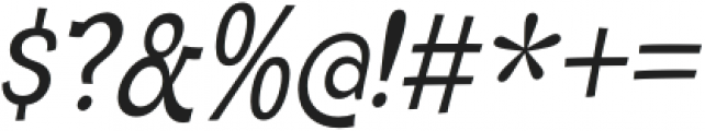 Cornpile Regular Italic otf (400) Font OTHER CHARS