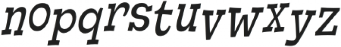 Cornpile Regular Italic otf (400) Font LOWERCASE