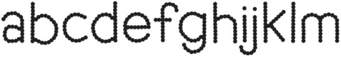 Cornrows Regular otf (400) Font LOWERCASE