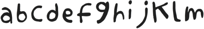 Corose Regular otf (400) Font LOWERCASE