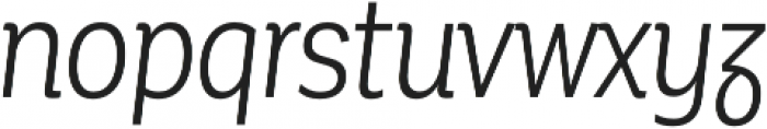 Corporative Alt Cnd Book Italic otf (400) Font LOWERCASE