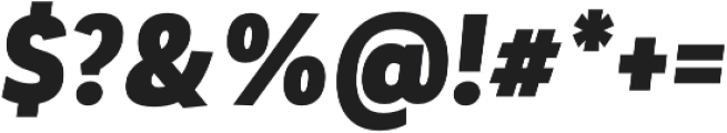 Corporative Cnd Black Italic otf (900) Font OTHER CHARS