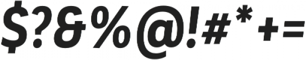 Corporative Sans Alt Cnd Bold Italic otf (700) Font OTHER CHARS