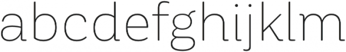 Corporative Soft Thin otf (100) Font LOWERCASE