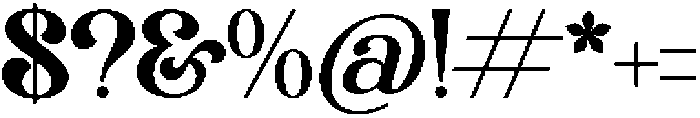 Corselust otf (400) Font OTHER CHARS
