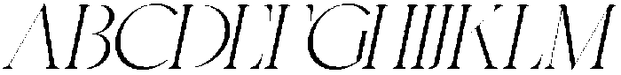 Corsica-ThinItalic otf (100) Font UPPERCASE