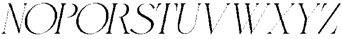 Corsica-ThinItalic otf (100) Font UPPERCASE