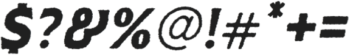 Corten Italic Rough otf (400) Font OTHER CHARS