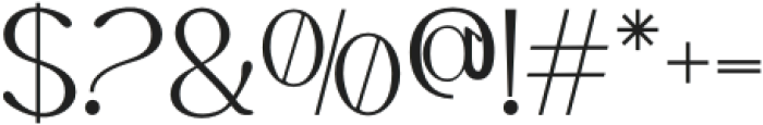 Cortexo  Regular otf (400) Font OTHER CHARS